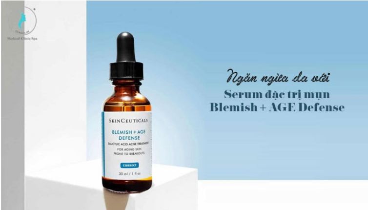 Ngăn ngừa da với Serum đặc trị mụn Blemish + AGE Defense