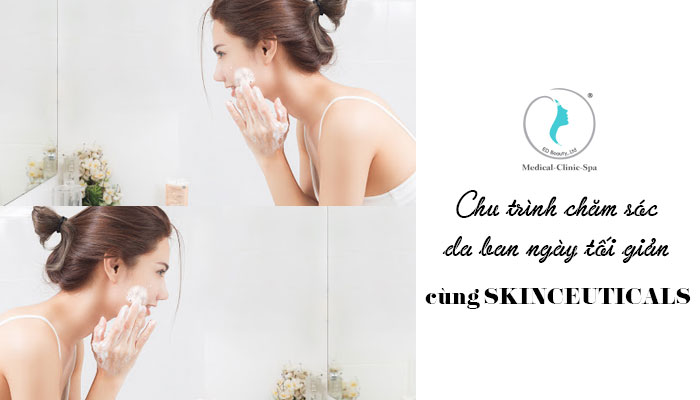 Chu trình chăm sóc da ban ngày tối giản cùng Skinceuticals