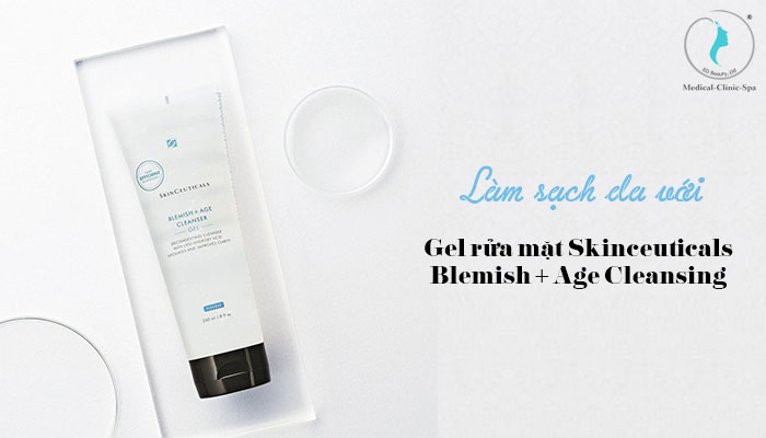Làm sạch da với Gel rửa mặt Skinceuticals Blemish + Age Cleansing