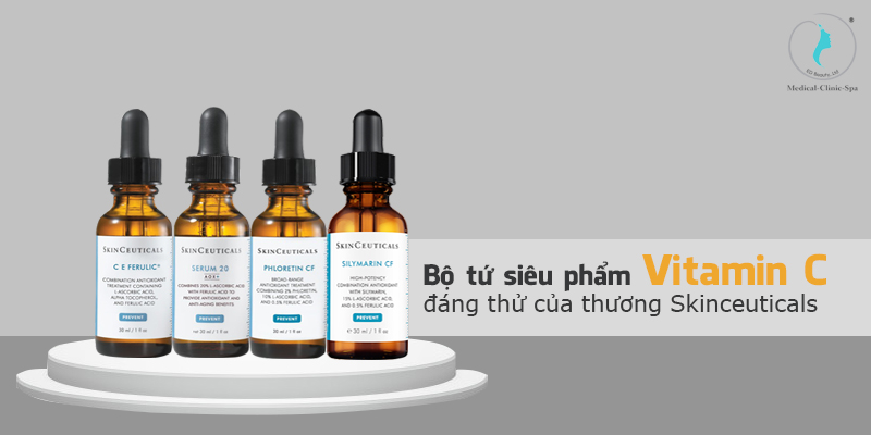 Bộ tứ siêu phẩm Vitamin C đáng thử của thương Skinceuticals